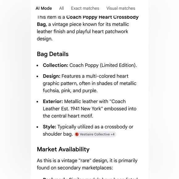 Coach Poppy Heart Crossbody - Picture 12 of 12